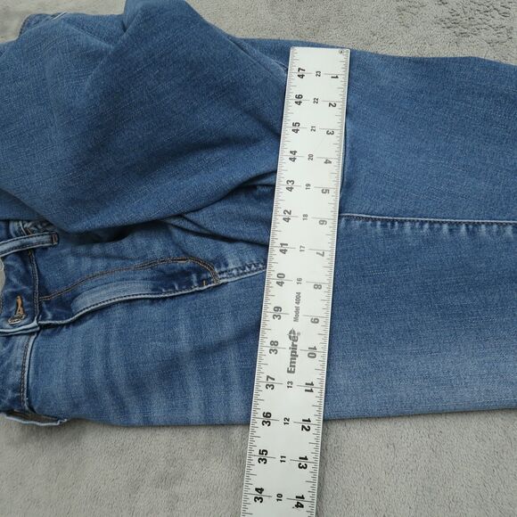 American Eagle Jeans Women's Size 14R Blue Super High-Rise Jegging 29" Inseam - Picture 6 of 16